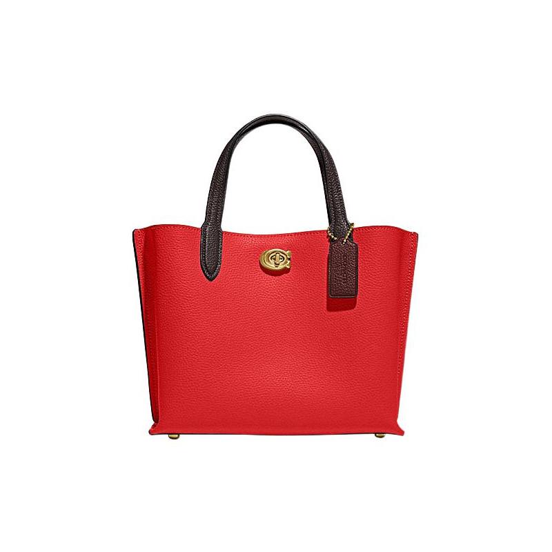 COACH handbag Willow 24 Color Block Turn Lock Detachable Shoulder Strap Split Cow Leather Tote Bag Tote Bag Shopping Bag Shoulder Crossbody Medium червоний
COACH handbag Willow 24 Color Block Turn Lock Detachable Shoulder Strap Split Cow Leather Tote Bag Tote Bag Shopping Bag Shoulder Crossbody Medium червоний