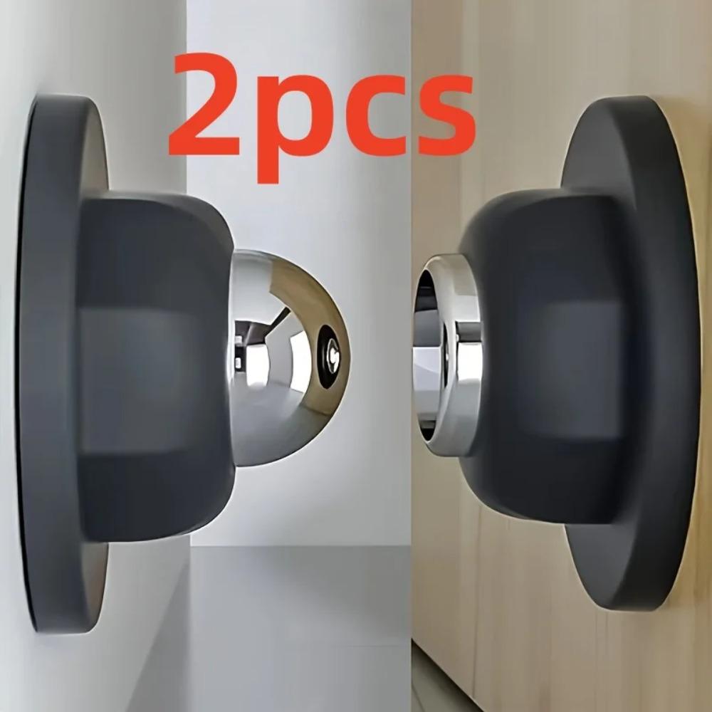 2-pack of premium magnetic door stops, sturdy and durable—easy to install, no drilling required—perfect for wall. чорний
2-pack of premium magnetic door stops, sturdy and durable—easy to install, no drilling required—perfect for wall. чорний