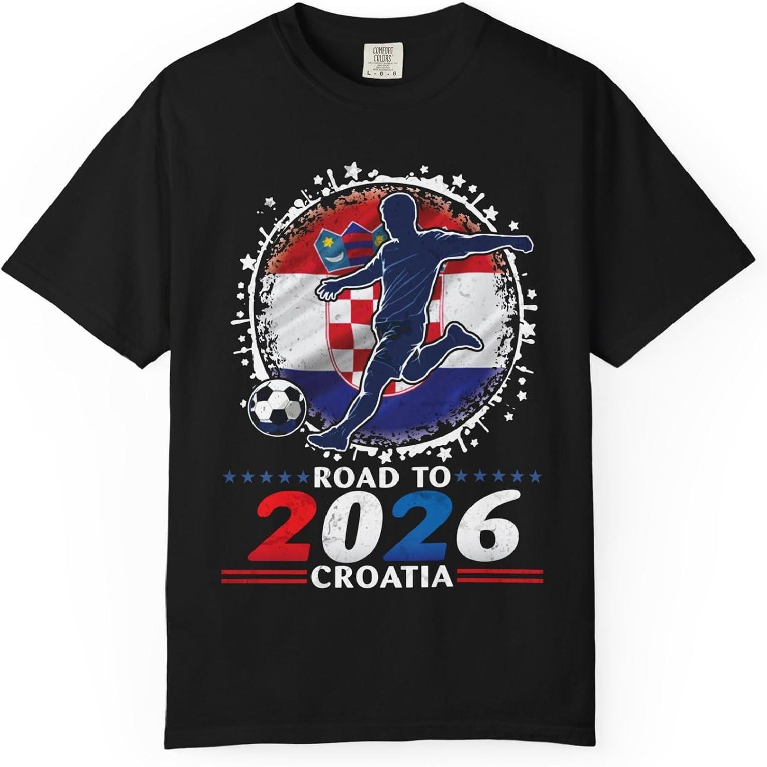 Road to 2026 Croatia Soccer Player National Team Supporter Lover Fans Unisex Garment-Dyed T-Shirt XXXXXL різнокольоровий
Road to 2026 Croatia Soccer Player National Team Supporter Lover Fans Unisex Garment-Dyed T-Shirt XXXXXL різнокольоровий