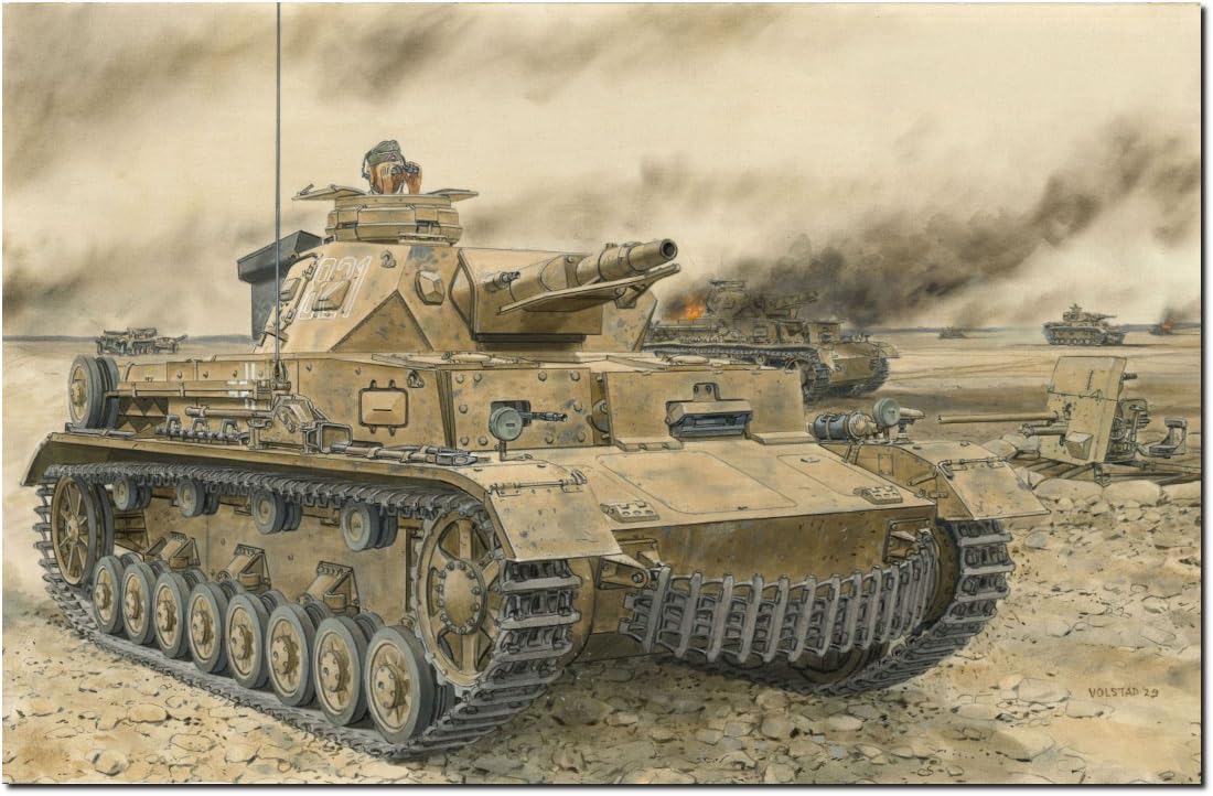 PLATZ Dragon 1/35 WWII German Panzer IV Ausf. E, Magic Tracks, Aluminum Barrel, Metal Ammunition, Conductor Tow Cable, and 4 Figures Included, Deluxe
PLATZ Dragon 1/35 WWII German Panzer IV Ausf. E, Magic Tracks, Aluminum Barrel, Metal Ammunition, Conductor Tow Cable, and 4 Figures Included, Deluxe
