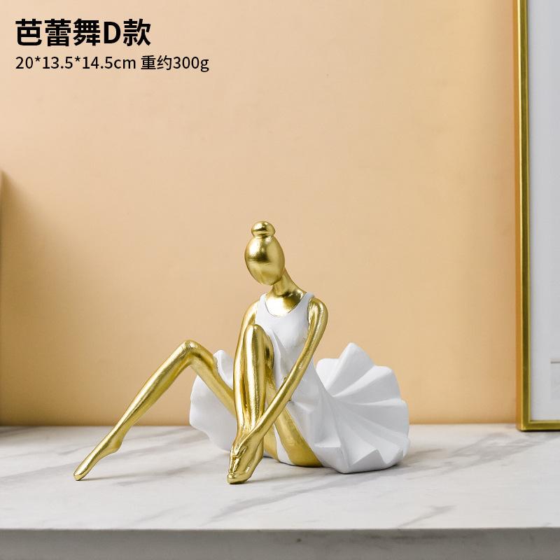 Golden Dancing Girl Sculpture Entrance Bookcase Decoration Abstract Art Character Statue Fun Girl Interior Aesthetic Decoration
Golden Dancing Girl Sculpture Entrance Bookcase Decoration Abstract Art Character Statue Fun Girl Interior Aesthetic Decoration