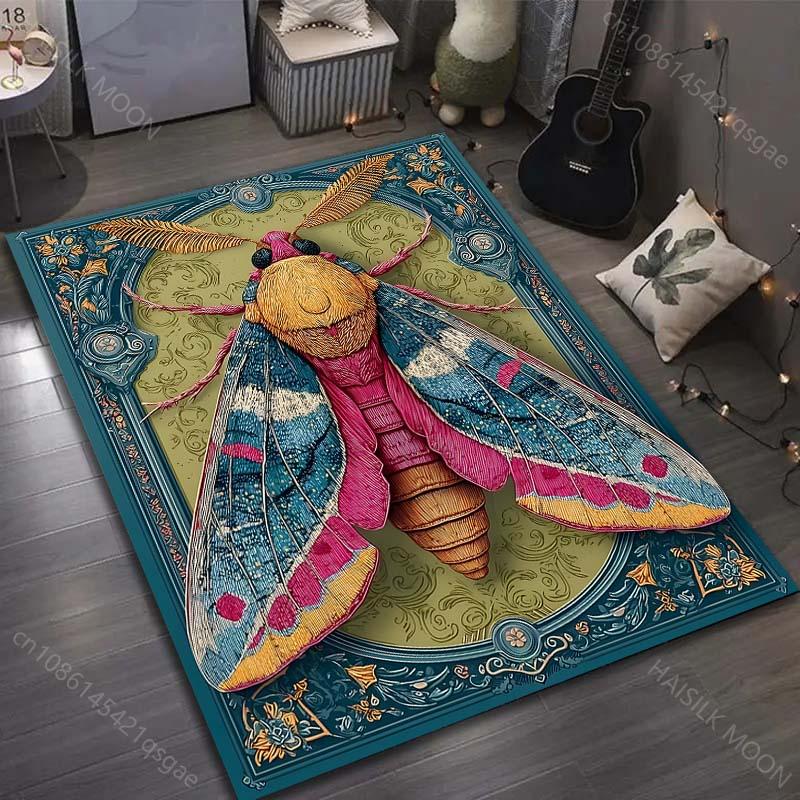 Multiple sizes Colorful Moth Art Design Carpet for Living Room Bedroom Sofa Home Decor Rus Non-slip Floor Mat Luxury Gift 40cm x 60cm
Multiple sizes Colorful Moth Art Design Carpet for Living Room Bedroom Sofa Home Decor Rus Non-slip Floor Mat Luxury Gift 40cm x 60cm