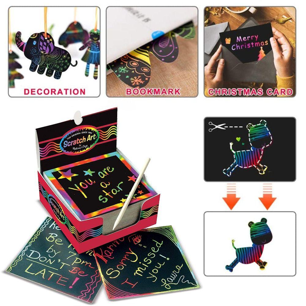 Colorful Sketchbook Paper Painting Paper Diy Scratch Book Rainbow Magic Scratch Kindergarten With template
Colorful Sketchbook Paper Painting Paper Diy Scratch Book Rainbow Magic Scratch Kindergarten With template