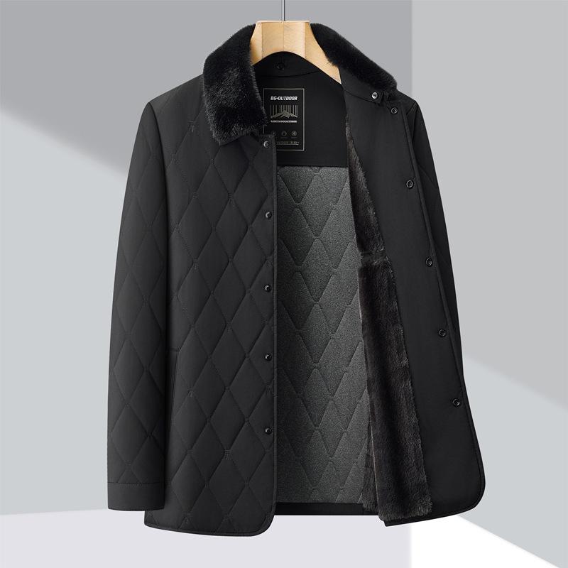 Men s Business Casual Warm Cotton Jacket for Autumn & Winter, Middle-aged & Elderly Lapel Style 185/54
Men s Business Casual Warm Cotton Jacket for Autumn & Winter, Middle-aged & Elderly Lapel Style 185/54