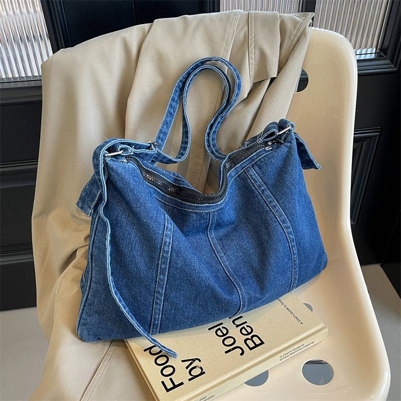 Denim Shoulder Bag Solid Color bags Body with Adjustable Shoulder Strap Casual Large Capacity Messenger Bags Bolso de mujer sacs
Denim Shoulder Bag Solid Color bags Body with Adjustable Shoulder Strap Casual Large Capacity Messenger Bags Bolso de mujer sacs