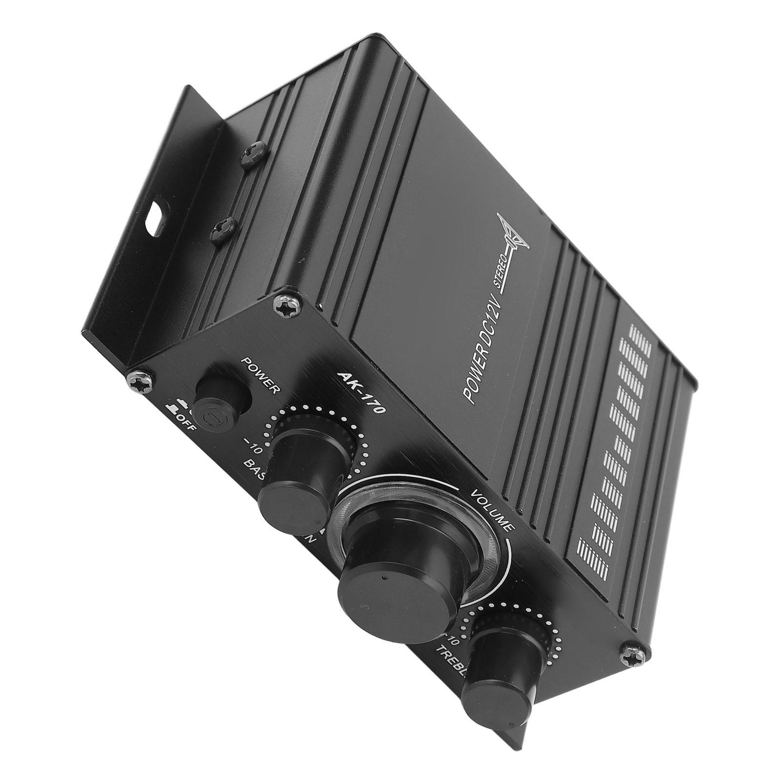 12В Міні Підсилювач Потужності Без Спотворень та З Чистим Звуком Портативний для Автомобіля Або Домашнього MP3 Плеєра
12В Міні Підсилювач Потужності Без Спотворень та З Чистим Звуком Портативний для Автомобіля Або Домашнього MP3 Плеєра