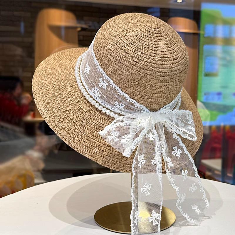 Pearl lace bow straw hat women s new summer seaside beach straw vacation wind sunshade sunscreen hat хакі
Pearl lace bow straw hat women s new summer seaside beach straw vacation wind sunshade sunscreen hat хакі