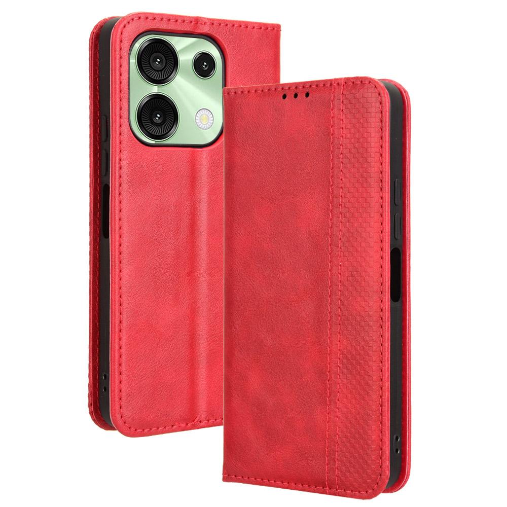 Для Umidigi G9 5G/G9A 4G/G9C 4G/G9T 4G/Note 90C/Note 90A/Note 90 Шкіряний чохол-гаманець з підставкою Ретро текстура Чохол для телефону Red
Для Umidigi G9 5G/G9A 4G/G9C 4G/G9T 4G/Note 90C/Note 90A/Note 90 Шкіряний чохол-гаманець з підставкою Ретро текстура Чохол для телефону Red