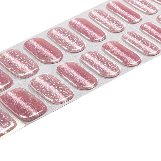 Glitter Nail Polish Strips with File Easy Apply Remove Self Adhesive Women Full Nail Sticker Home Manicure DIY Nail Art Decoration Wrap
Glitter Nail Polish Strips with File Easy Apply Remove Self Adhesive Women Full Nail Sticker Home Manicure DIY Nail Art Decoration Wrap
