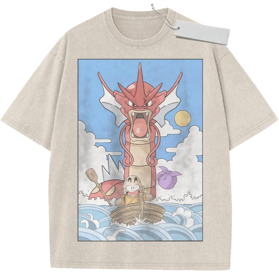 Unisex Beige Washed Vintage T Shirt Dragon Ball Gyojin Kaioh Poseidon Style High Quality Fabric for Casual Shopping M
Unisex Beige Washed Vintage T Shirt Dragon Ball Gyojin Kaioh Poseidon Style High Quality Fabric for Casual Shopping M