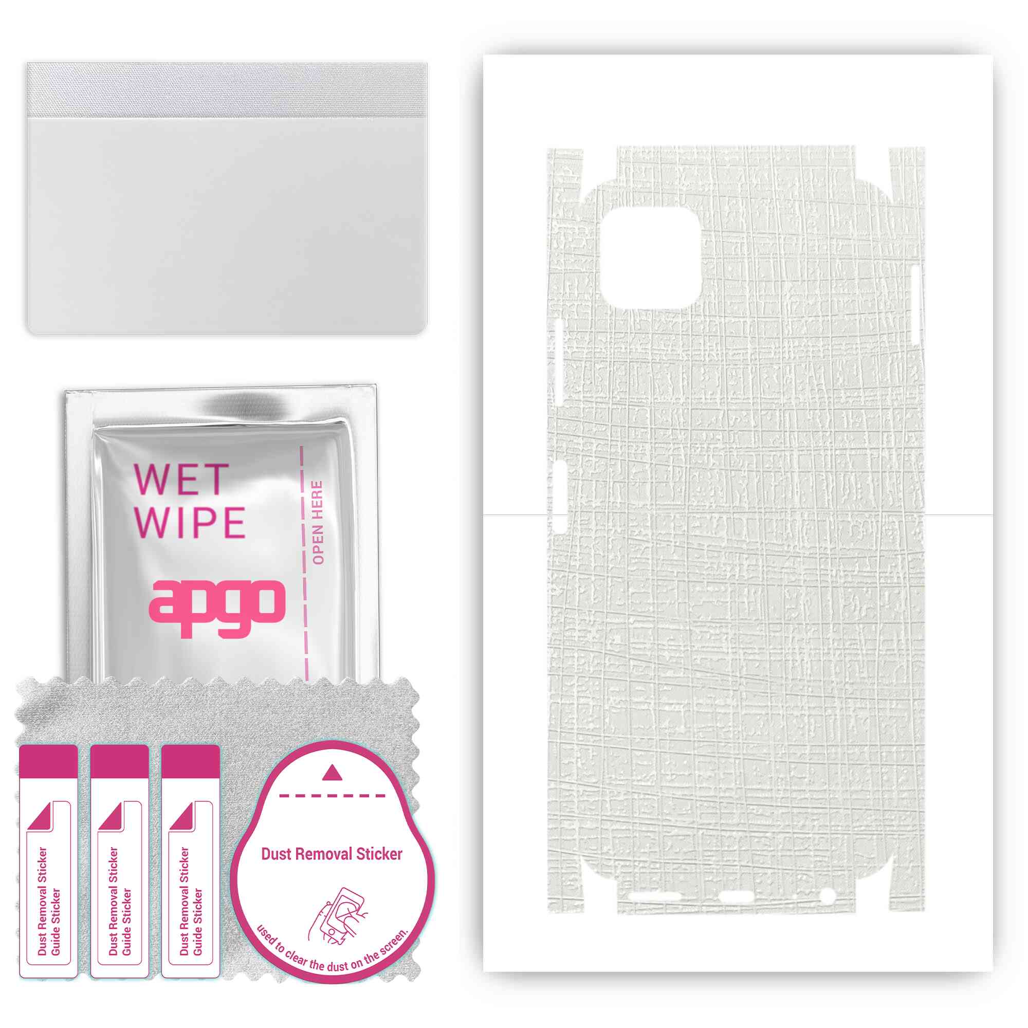 apgo Protective Skin Sticker for the back+sides compatible with Samsung Galaxy F42 5G, Full Wrap Film, Foil, Vinyl - Pattern White Fabric 
apgo Protective Skin Sticker for the back+sides compatible with Samsung Galaxy F42 5G, Full Wrap Film, Foil, Vinyl - Pattern White Fabric