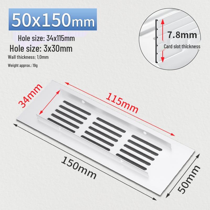 Aluminum Alloy Furniture Ventilation Mesh - Breathable and Multi-purpose Wardrobe Accessory
Aluminum Alloy Furniture Ventilation Mesh - Breathable and Multi-purpose Wardrobe Accessory