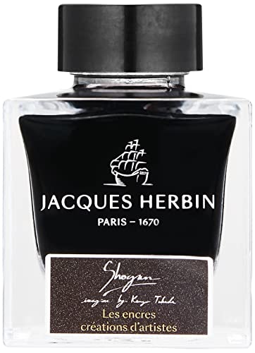 Jacques Herbin Artist Creation Shogun Ink for Fountain Pens and Dip Pens, Black with Gold and Red Particles, 50ml (hbj13209)
Jacques Herbin Artist Creation Shogun Ink for Fountain Pens and Dip Pens, Black with Gold and Red Particles, 50ml (hbj13209)
