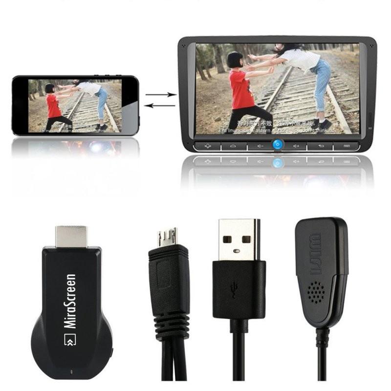Mirascreen TV Stick 1080P HD WiFi Wireless Receiver TV Stick Dongle Audio Video Displayer For Apple Android TV Streamer Youtube чорний
Mirascreen TV Stick 1080P HD WiFi Wireless Receiver TV Stick Dongle Audio Video Displayer For Apple Android TV Streamer Youtube чорний