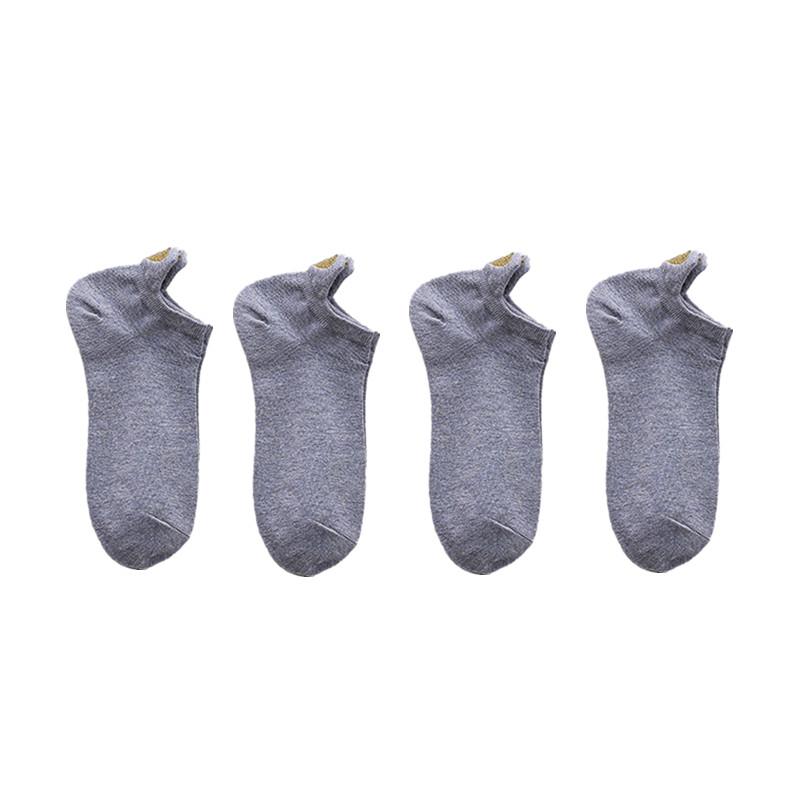 4 пары женских носков до щиколотки для девочек, хлопковые милые повседневные забавные носки с сердечками, осенние серый
4 пары женских носков до щиколотки для девочек, хлопковые милые повседневные забавные носки с сердечками, осенние серый