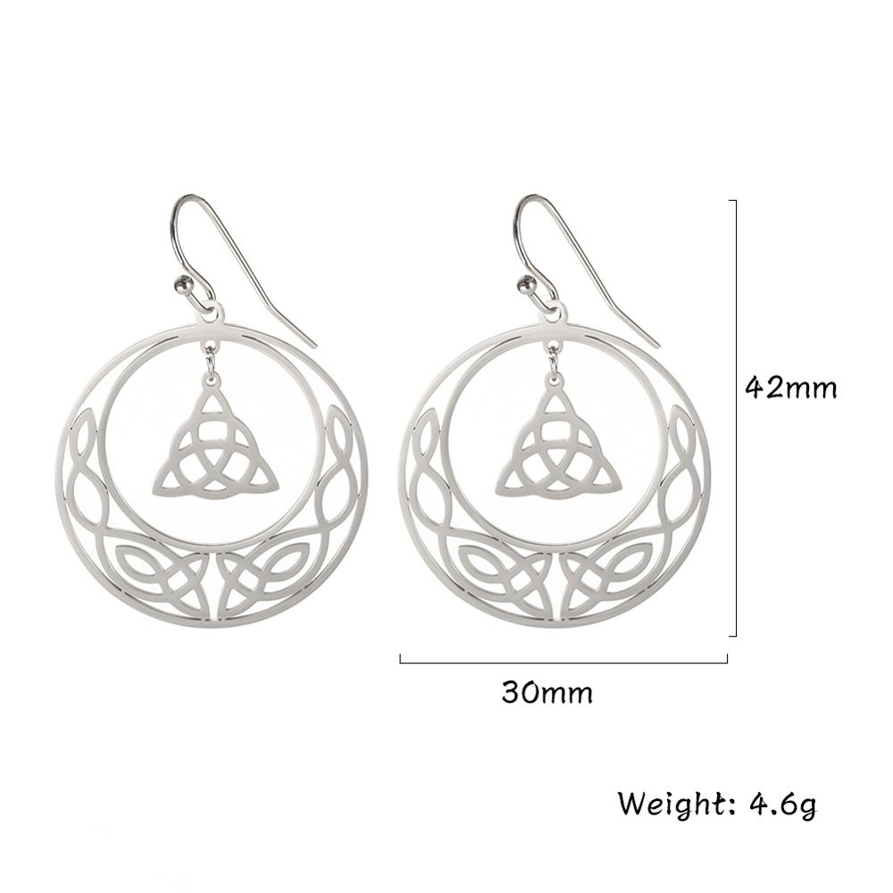 My Shape Hoop Gothic Earrings Stainless Steel Big Earring Dangle Earrings Irish Knot Women Gold Color Pendientes Gothic Jewelry
My Shape Hoop Gothic Earrings Stainless Steel Big Earring Dangle Earrings Irish Knot Women Gold Color Pendientes Gothic Jewelry