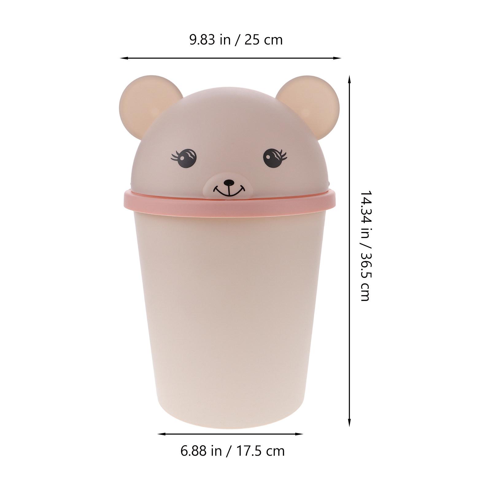 Adorable Cartoon Mini Desktop Trash Can with Lid for Office Desk Dining Table Home Living Room Compact Plastic Waste Bin Smell рожевий
Adorable Cartoon Mini Desktop Trash Can with Lid for Office Desk Dining Table Home Living Room Compact Plastic Waste Bin Smell рожевий