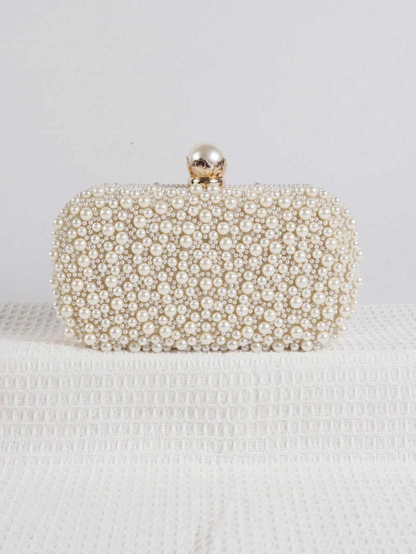 New pearl dinner bag high-end engagement clutch cheongsam dress bag temperament celebrity banquet elegant
New pearl dinner bag high-end engagement clutch cheongsam dress bag temperament celebrity banquet elegant