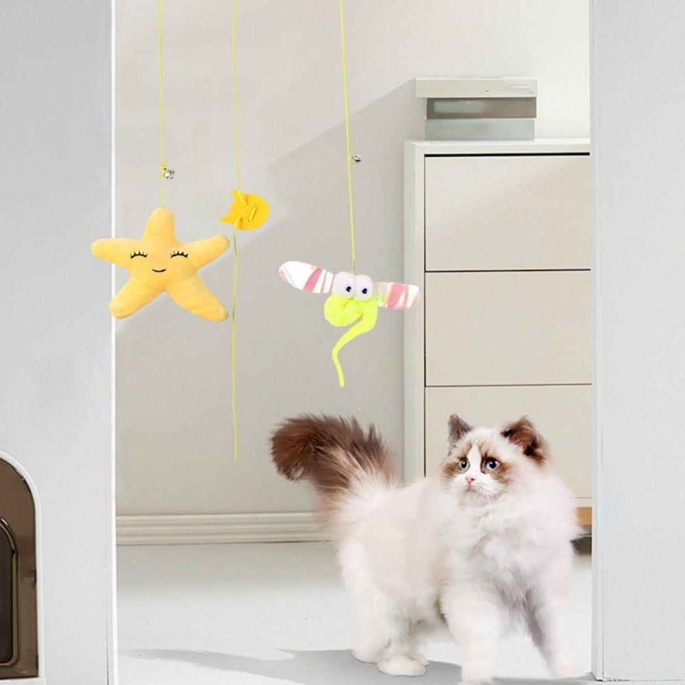 Accessories Simulation Interactive Cat Toy Kitten Teaser Wand Door Hanging Cat Toy Cat Swing Toy
Accessories Simulation Interactive Cat Toy Kitten Teaser Wand Door Hanging Cat Toy Cat Swing Toy