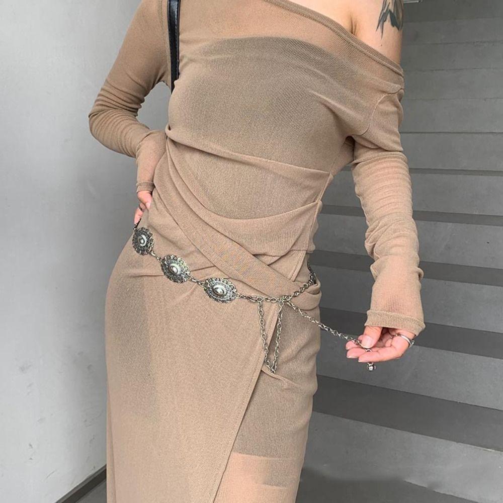 All-match Metal Waist Belt Adjustable Retro Waistband Elegant Vintage Waist Chain Collocation style3
All-match Metal Waist Belt Adjustable Retro Waistband Elegant Vintage Waist Chain Collocation style3
