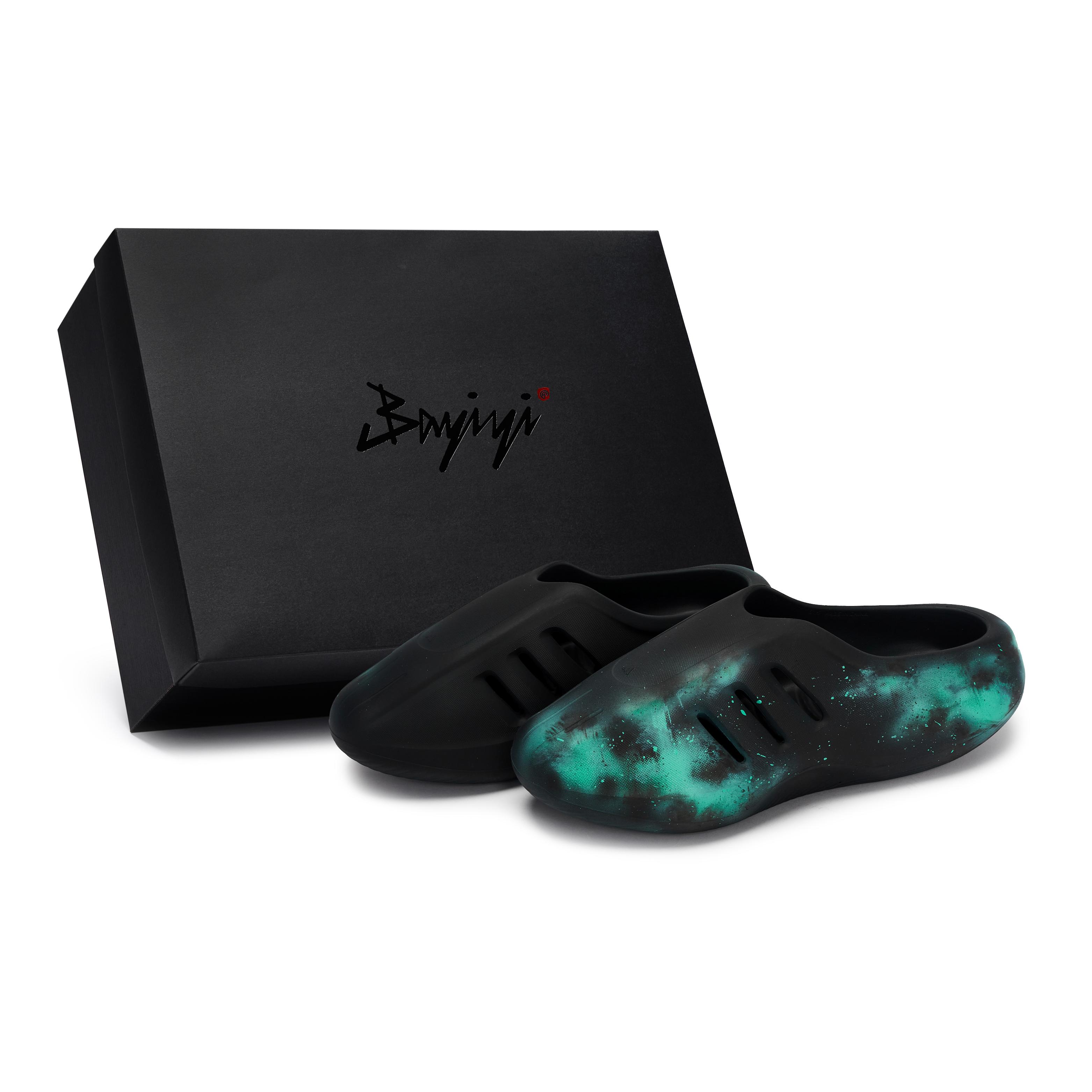 Adidas Originals AdiFOM IIInfinity Mules Abrasion Resistant Closed Toe Slippers Unisex Black Green IG6969(Team80-S-BOX) 38
Adidas Originals AdiFOM IIInfinity Mules Abrasion Resistant Closed Toe Slippers Unisex Black Green IG6969(Team80-S-BOX) 38