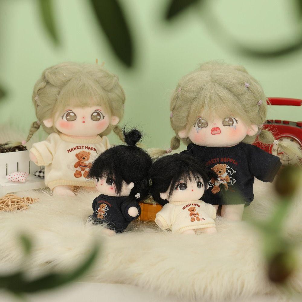 Hoodless Sweatshirt for 20cm Cotton Dolls Outfits Cute Doll 10/20cm Clothes Fans Gift for 20cm чорний
Hoodless Sweatshirt for 20cm Cotton Dolls Outfits Cute Doll 10/20cm Clothes Fans Gift for 20cm чорний