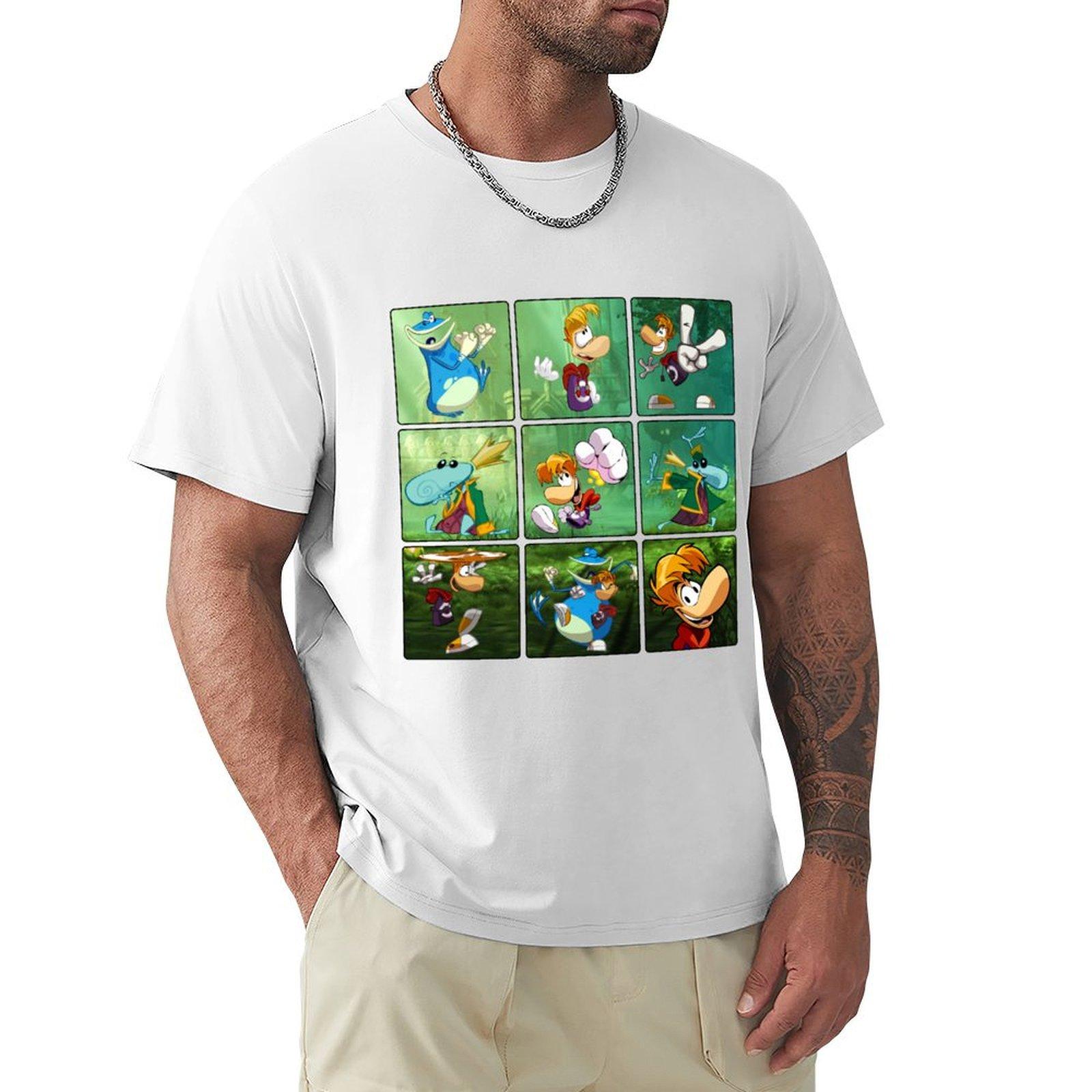 Rayman character squares T-shirt мешковатые рубашки рубашки футболка с принтом мужские однотонные футболки S
Rayman character squares T-shirt мешковатые рубашки рубашки футболка с принтом мужские однотонные футболки S