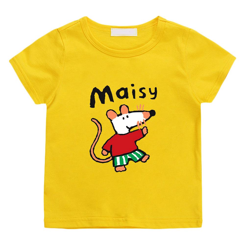 Maisy Mouse Toddler Kids 100%Cotton Cartoon Print T-shirt 2-12 Years Boys and Girls Fashion Soft Short Sleeve Casual Tops Summer 160 жовтий
Maisy Mouse Toddler Kids 100%Cotton Cartoon Print T-shirt 2-12 Years Boys and Girls Fashion Soft Short Sleeve Casual Tops Summer 160 жовтий