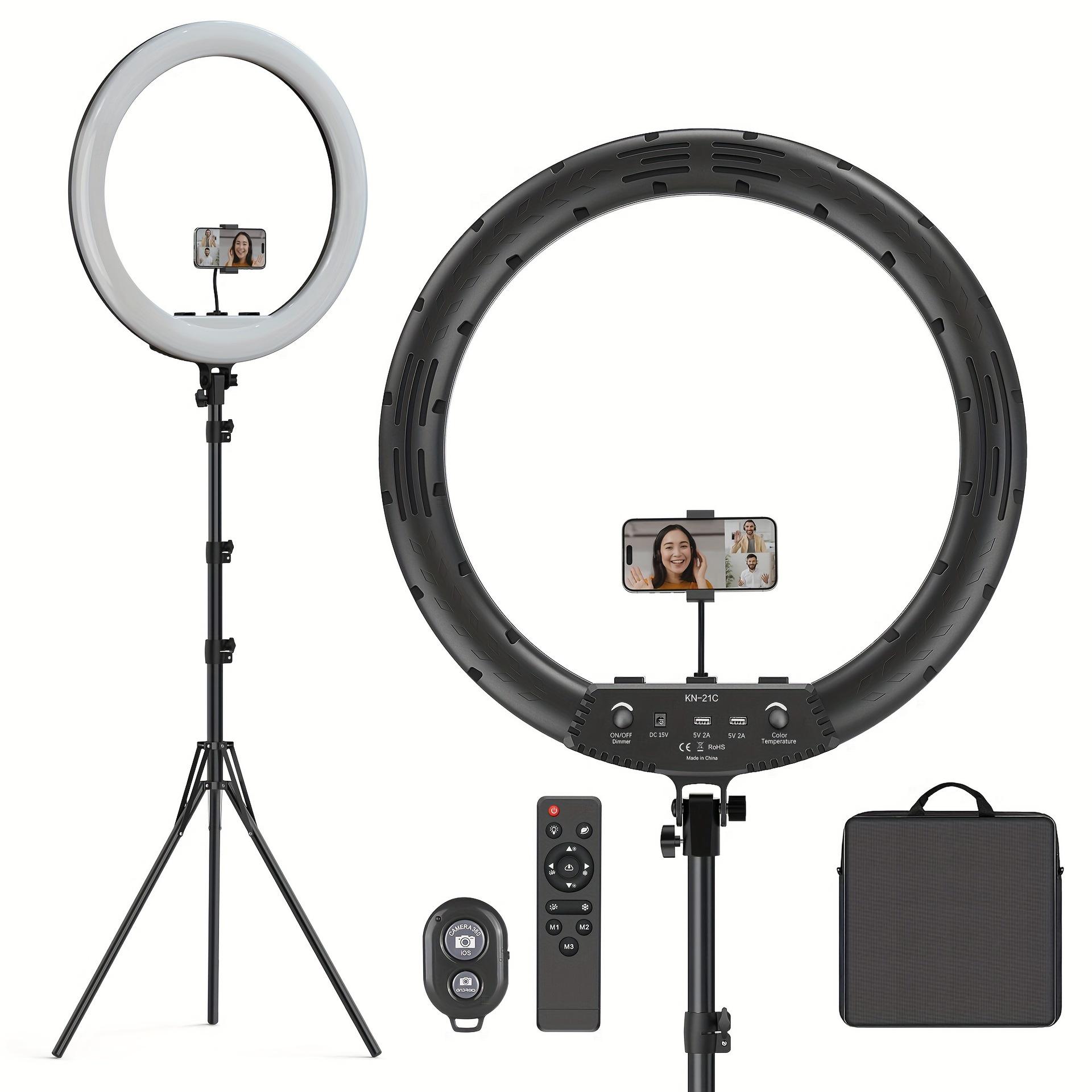 Z 22790 Ring Light with Phone Holder for Live Broadcasts (European & American) чёрный
Z 22790 Ring Light with Phone Holder for Live Broadcasts (European & American) чёрный