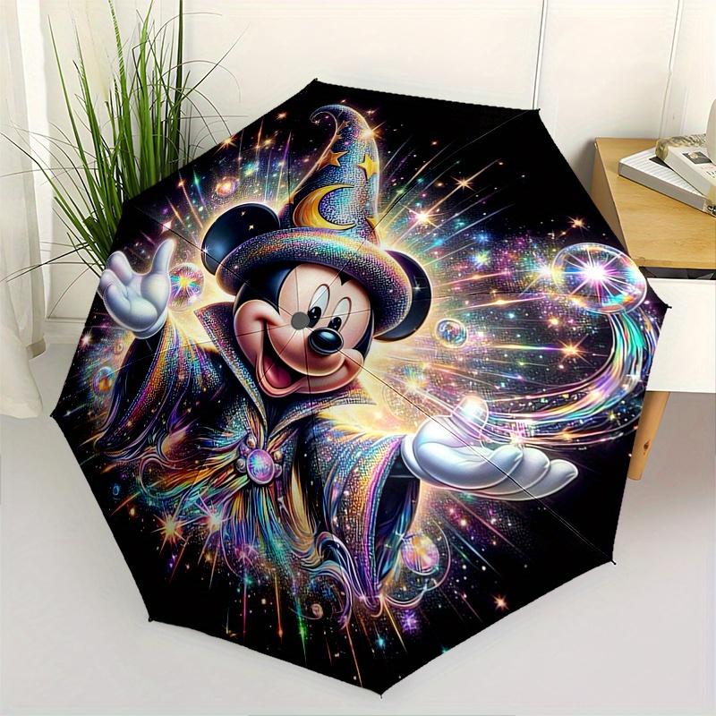 Mickey Mouse, Sorcerer s Apprentice Themed Automatic opening and closing folding umbrella, 8 rib windproof, compact travel design, suitable
Mickey Mouse, Sorcerer s Apprentice Themed Automatic opening and closing folding umbrella, 8 rib windproof, compact travel design, suitable