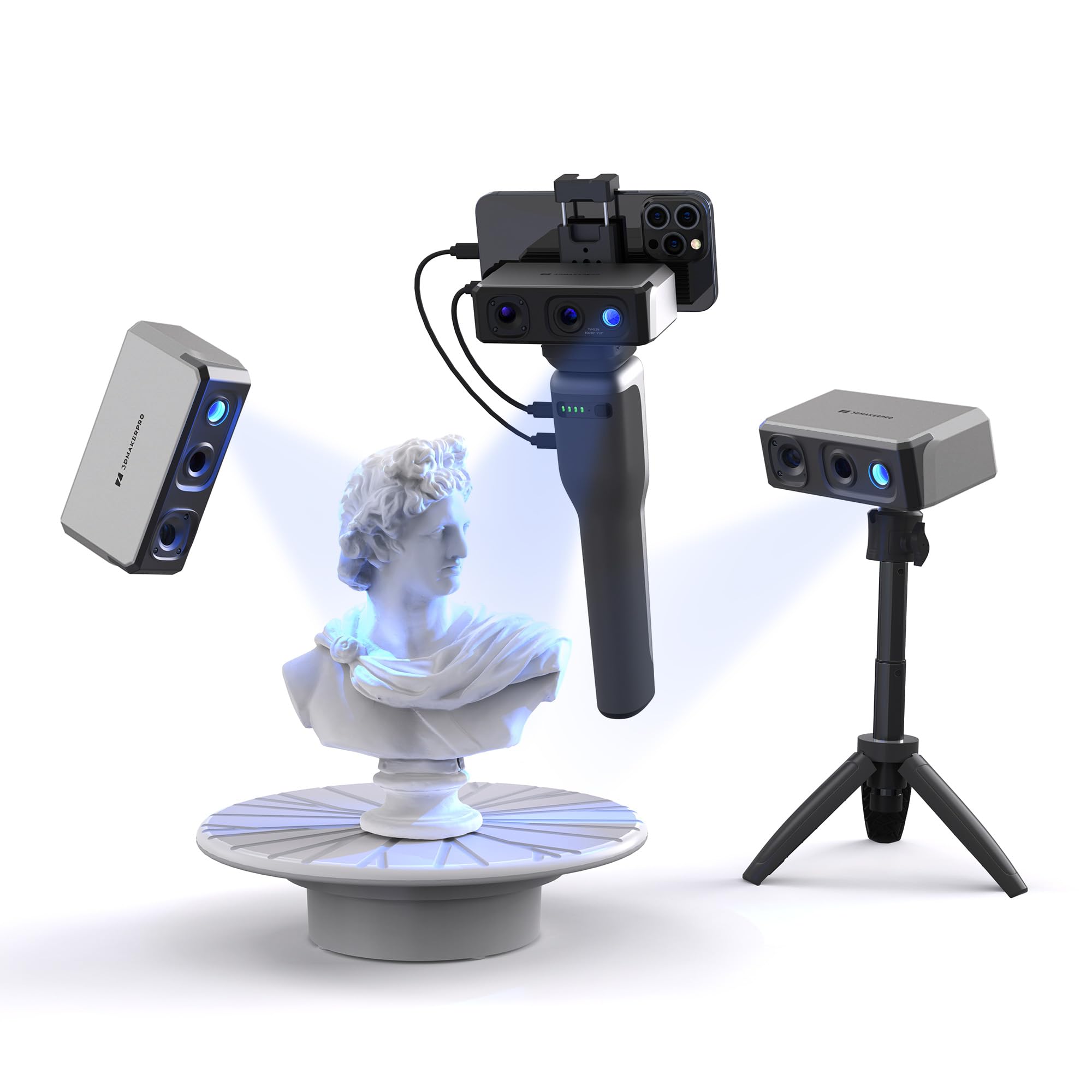 3DMakerpro Seal 3D Ручний 3D-сканер з кольоровим оптичним мініатюрним сканером зі швидкістю сканування до 10 кадрів в секунду, точність 0,01 мм, 24-бітна камера, об єктив із захистом від тремтіння,
3DMakerpro Seal 3D Ручний 3D-сканер з кольоровим оптичним мініатюрним сканером зі швидкістю сканування до 10 кадрів в секунду, точність 0,01 мм, 24-бітна камера, об єктив із захистом від тремтіння,
