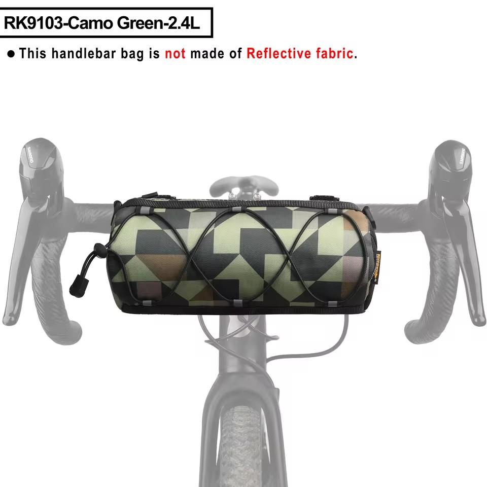 Large Capacity Portable Bike Handlebar Roll Bag, Multi-purpose Elastic Band Frame Tube Pannier for MTB Road Cycling зелёный
Large Capacity Portable Bike Handlebar Roll Bag, Multi-purpose Elastic Band Frame Tube Pannier for MTB Road Cycling зелёный