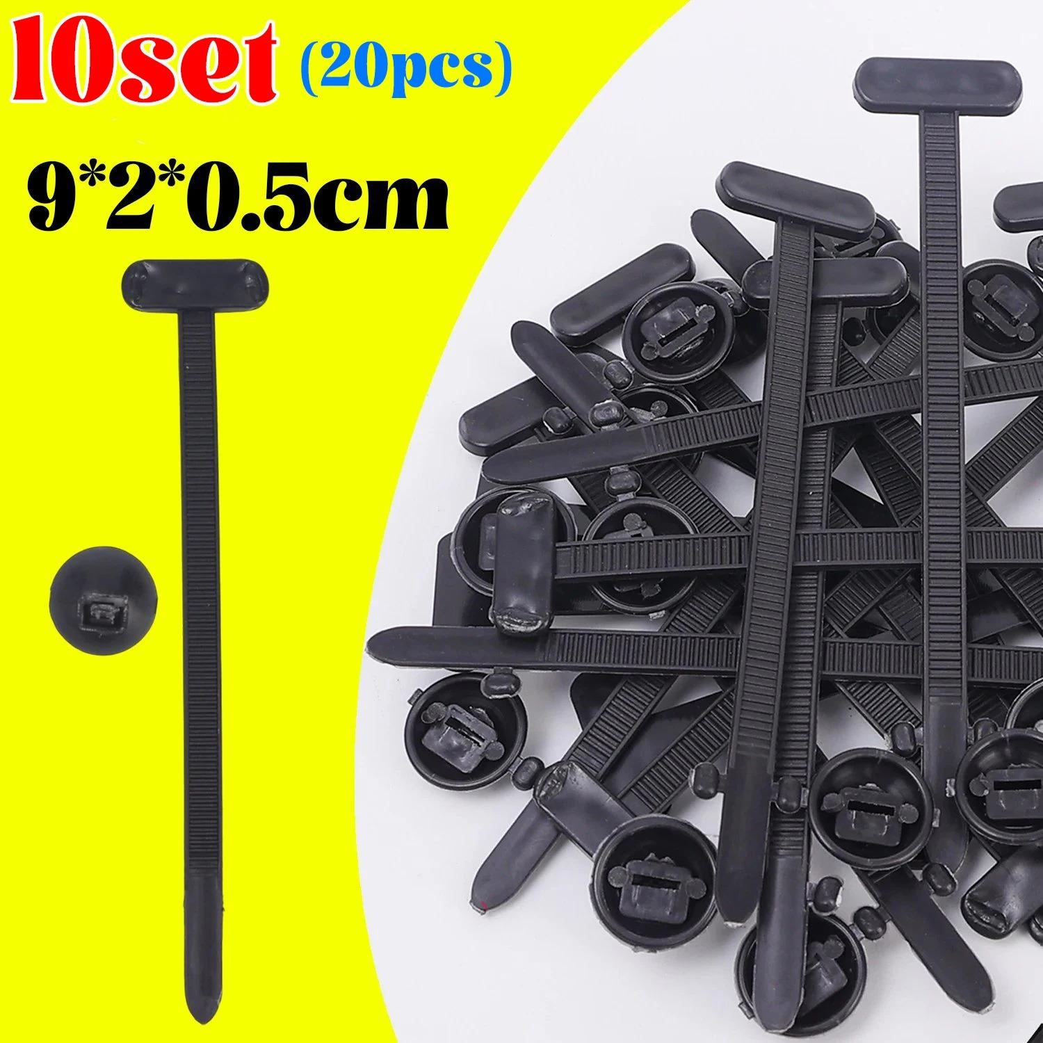 Universal Nylon Tie Cable Buckle-Heavy Duty Zip Ties Holder with Pin & Button Design Plastic Cable Ties Tool Fasteners Car Body
Universal Nylon Tie Cable Buckle-Heavy Duty Zip Ties Holder with Pin & Button Design Plastic Cable Ties Tool Fasteners Car Body