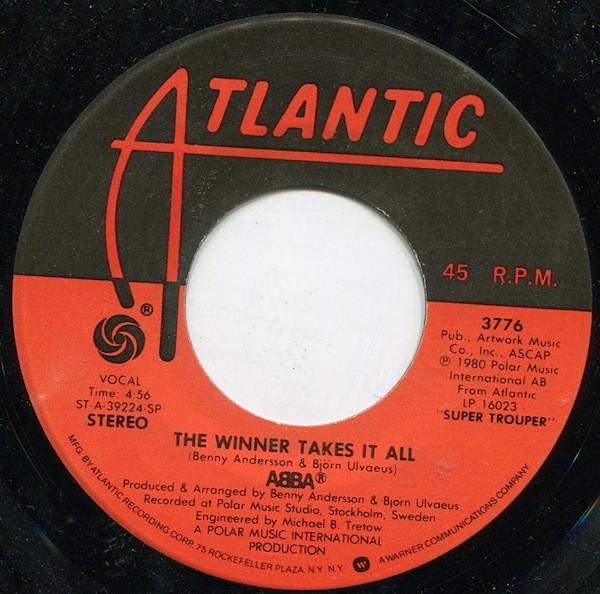 7-дюймовая пластинка ABBA The Winner Takes It All STA39221 Atlantic 1980 США Поп Б/у
7-дюймовая пластинка ABBA The Winner Takes It All STA39221 Atlantic 1980 США Поп Б/у