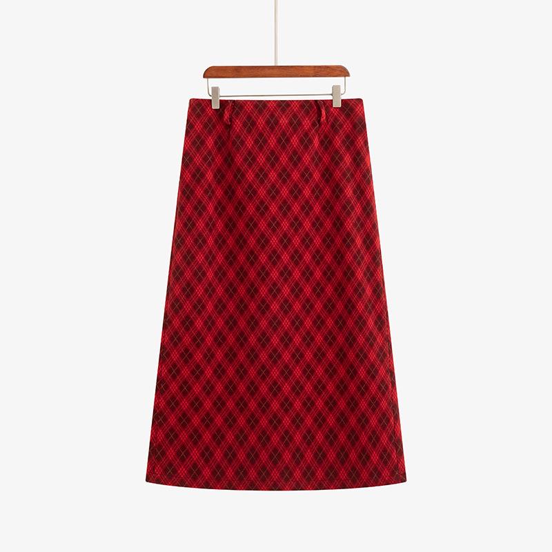 Plus Size Women s Retro Plaid Winter Half Skirt 2025 - Elegant Straight Skirt (NQ1369) XXXXL (180-200 lbs) красный
Plus Size Women s Retro Plaid Winter Half Skirt 2025 - Elegant Straight Skirt (NQ1369) XXXXL (180-200 lbs) красный