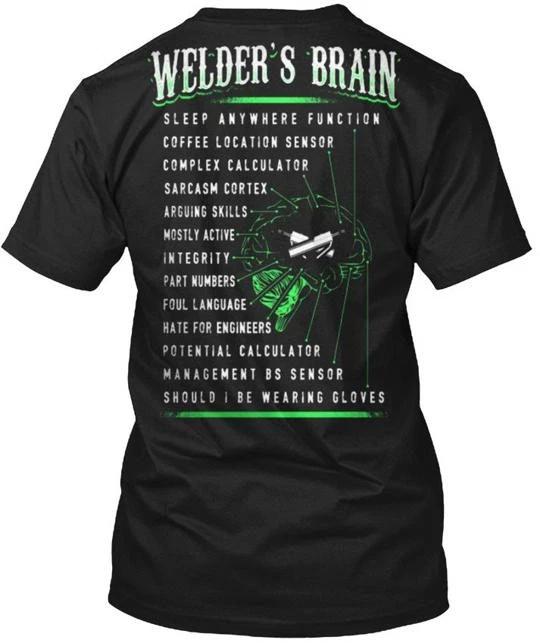 Weld Life - Welders Brain Sleep Anywhere T shirt Made in the USA Size S to 5XL L
Weld Life - Welders Brain Sleep Anywhere T shirt Made in the USA Size S to 5XL L