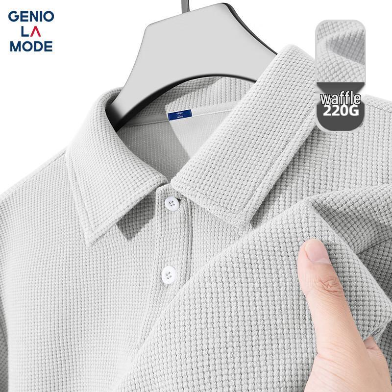GENIOLAMODE Men s Summer Waffle Knit Polo Shirt M
GENIOLAMODE Men s Summer Waffle Knit Polo Shirt M