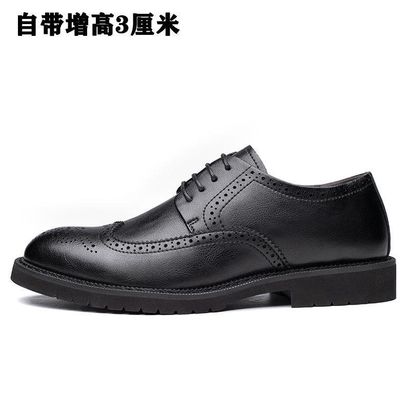 Осенние мужские туфли из гравированной блочной кожи 2024 года, новые туфли для делового платья на высокой подошве, мужские британские свадебные туфли 37
Осенние мужские туфли из гравированной блочной кожи 2024 года, новые туфли для делового платья на высокой подошве, мужские британские свадебные туфли 37