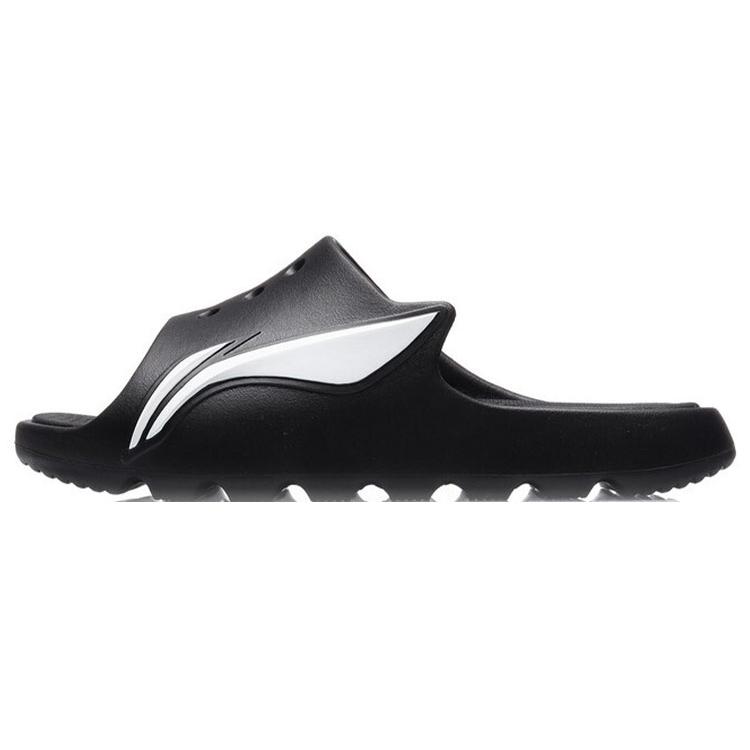 Li Ning Rubber Sole Slide Slippers Men s Black White ABTR005-2 41
Li Ning Rubber Sole Slide Slippers Men s Black White ABTR005-2 41