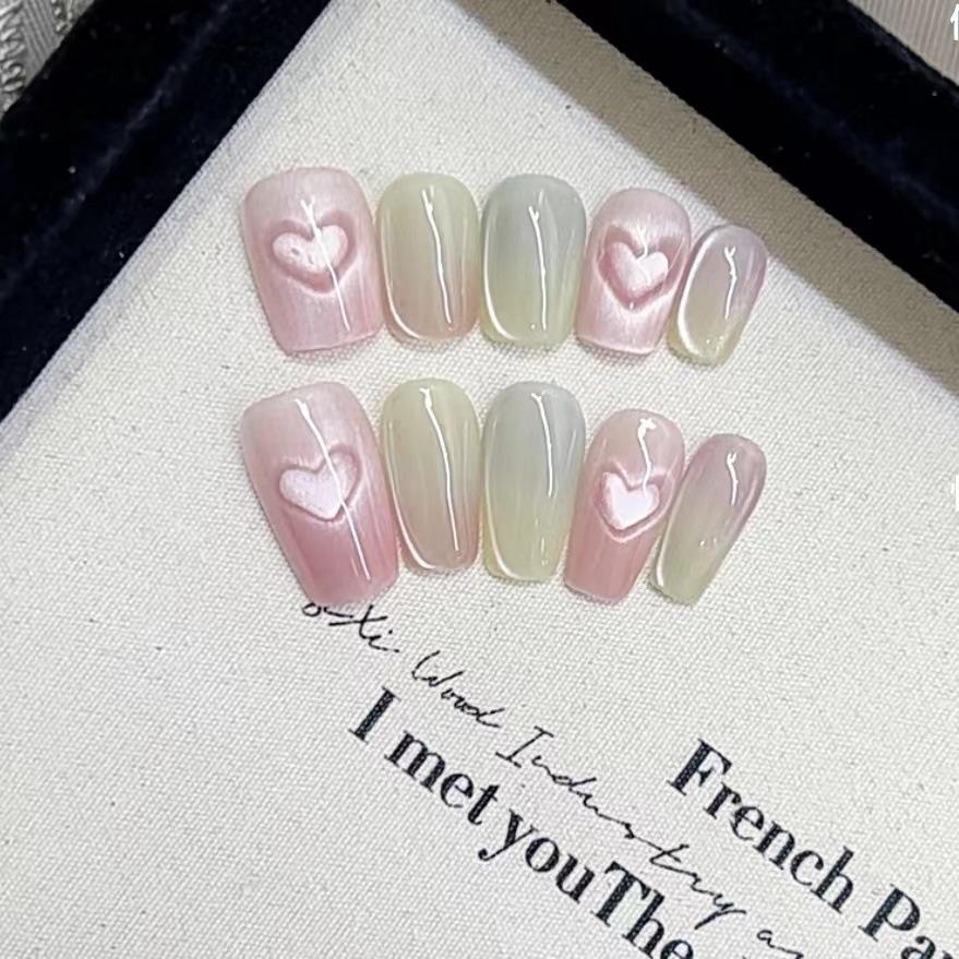 Pure Hand-made Phototherapy Wearable Armor Dream Bubble Finished Product Reusable Nail Art Patches Can Be Detached large L
Pure Hand-made Phototherapy Wearable Armor Dream Bubble Finished Product Reusable Nail Art Patches Can Be Detached large L