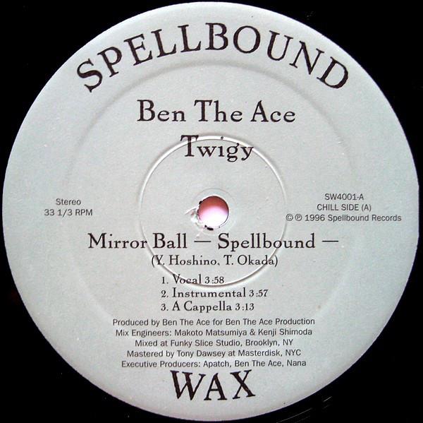 12inch Record BEN THE ACE TWIGY Mirror Ball Spellbound Miharuka SW4001 Spellbound Reco 1996 Japan Japanese Club Dance
12inch Record BEN THE ACE TWIGY Mirror Ball Spellbound Miharuka SW4001 Spellbound Reco 1996 Japan Japanese Club Dance