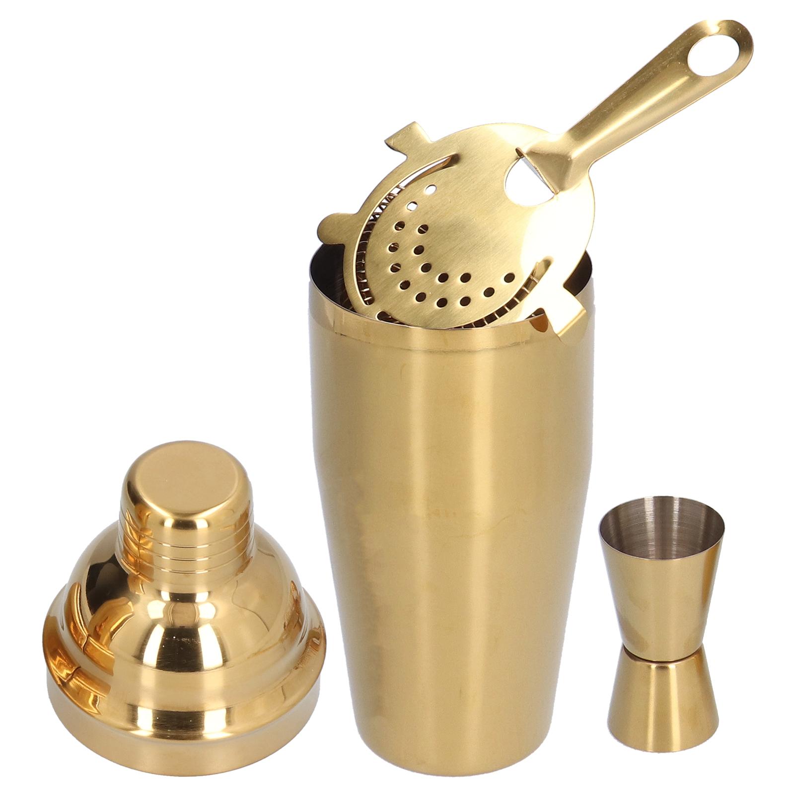 Cocktail Set Fashionable 750ml Stainless Steel Barware Tool Kit with Strainer Measure Cup Shaker
Cocktail Set Fashionable 750ml Stainless Steel Barware Tool Kit with Strainer Measure Cup Shaker