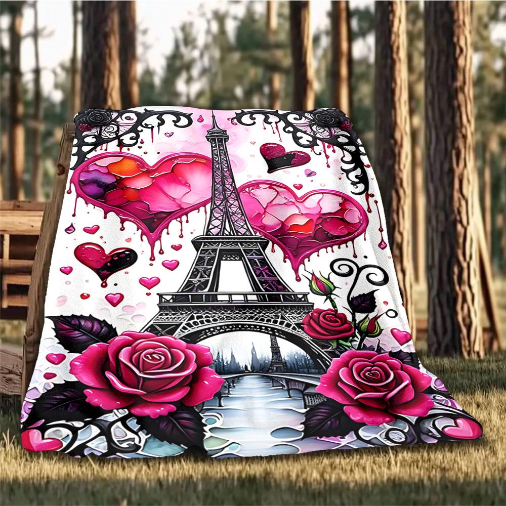1pc Paris Love Outdoor Blanket - Soft Flannel Cozy for Travel & Camping - All-Season Warm Bed Cover, Machine Washable yy251229073 75x90cm
1pc Paris Love Outdoor Blanket - Soft Flannel Cozy for Travel & Camping - All-Season Warm Bed Cover, Machine Washable yy251229073 75x90cm