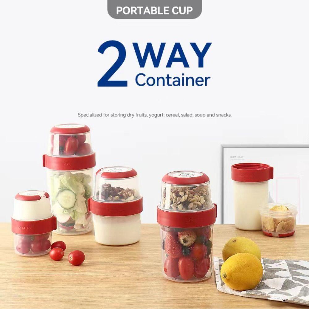 With Topping Yoghurt Pots Reusable Cereal Cup New Breakfast On The Go Cups Office Workers сірий
With Topping Yoghurt Pots Reusable Cereal Cup New Breakfast On The Go Cups Office Workers сірий