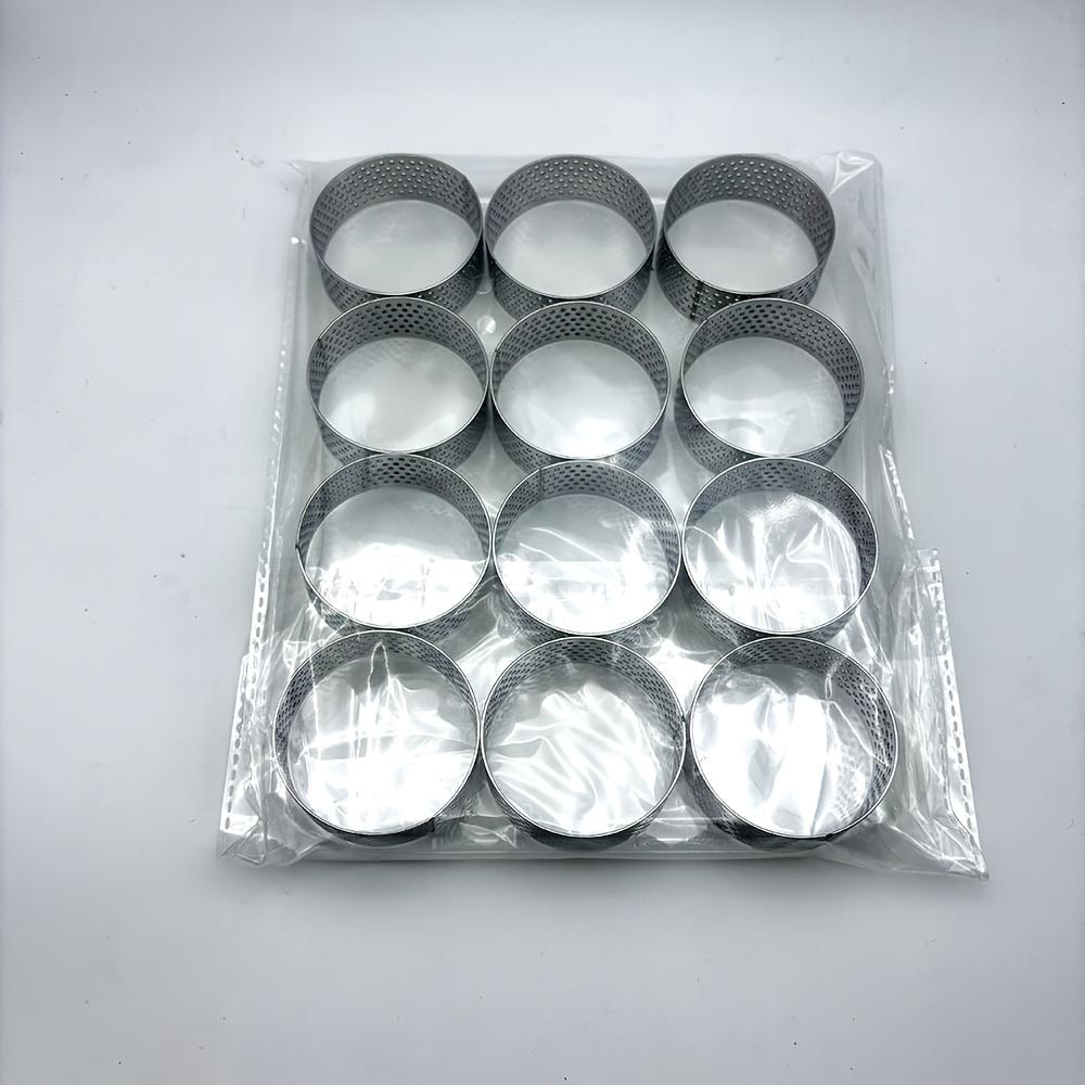 Набор из 12 круглых колец для тартов из нержавеющей стали - Перфорированные формы для муссов и десертов, Формы для печенья, Формы для фруктовых тартов 12pcs
Набор из 12 круглых колец для тартов из нержавеющей стали - Перфорированные формы для муссов и десертов, Формы для печенья, Формы для фруктовых тартов 12pcs