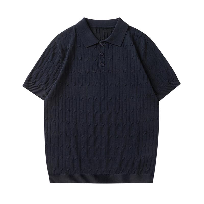 Mu Qiu Menswear | 2026 Summer Lapel Cable Knit Short Sleeve POLO Shirt - Men s Old Money Style Knit T-shirt 4XL (100-110 kg)
Mu Qiu Menswear | 2026 Summer Lapel Cable Knit Short Sleeve POLO Shirt - Men s Old Money Style Knit T-shirt 4XL (100-110 kg)
