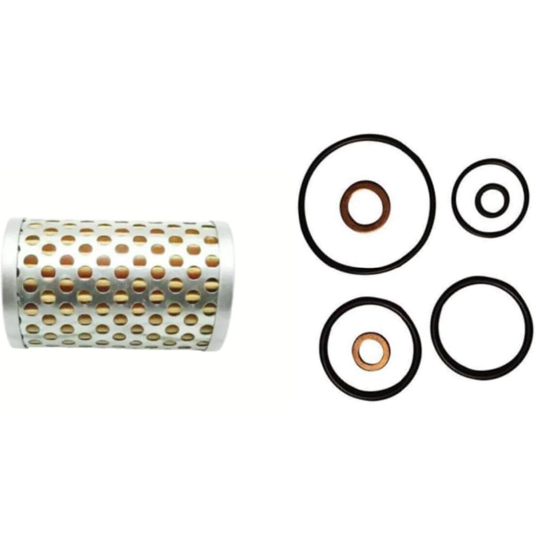 Motorcycle 888414 Oil Filter EK-4372 with Crush Washers & O-rings Compatible with Royal Enfield BULLET B5 C5 G5 GT535 Models BULLET 500 EFI Military
Motorcycle 888414 Oil Filter EK-4372 with Crush Washers & O-rings Compatible with Royal Enfield BULLET B5 C5 G5 GT535 Models BULLET 500 EFI Military