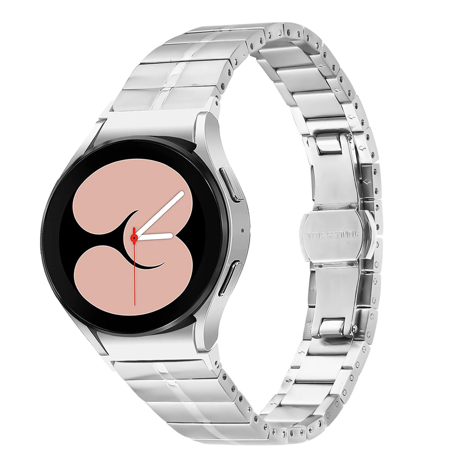 For Samsung Galaxy Watch FE 40mm/Watch4/Watch5 40/42/44/46mm Replacement Strap Stainless Steel Wrist Band Silver
For Samsung Galaxy Watch FE 40mm/Watch4/Watch5 40/42/44/46mm Replacement Strap Stainless Steel Wrist Band Silver