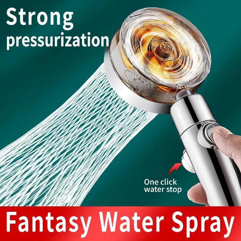 Propeller Shower Head Rainfall High Preassure Water Saving Bathroom Shower Accessary Pressurized Nozzle Universal Adaptation
Propeller Shower Head Rainfall High Preassure Water Saving Bathroom Shower Accessary Pressurized Nozzle Universal Adaptation