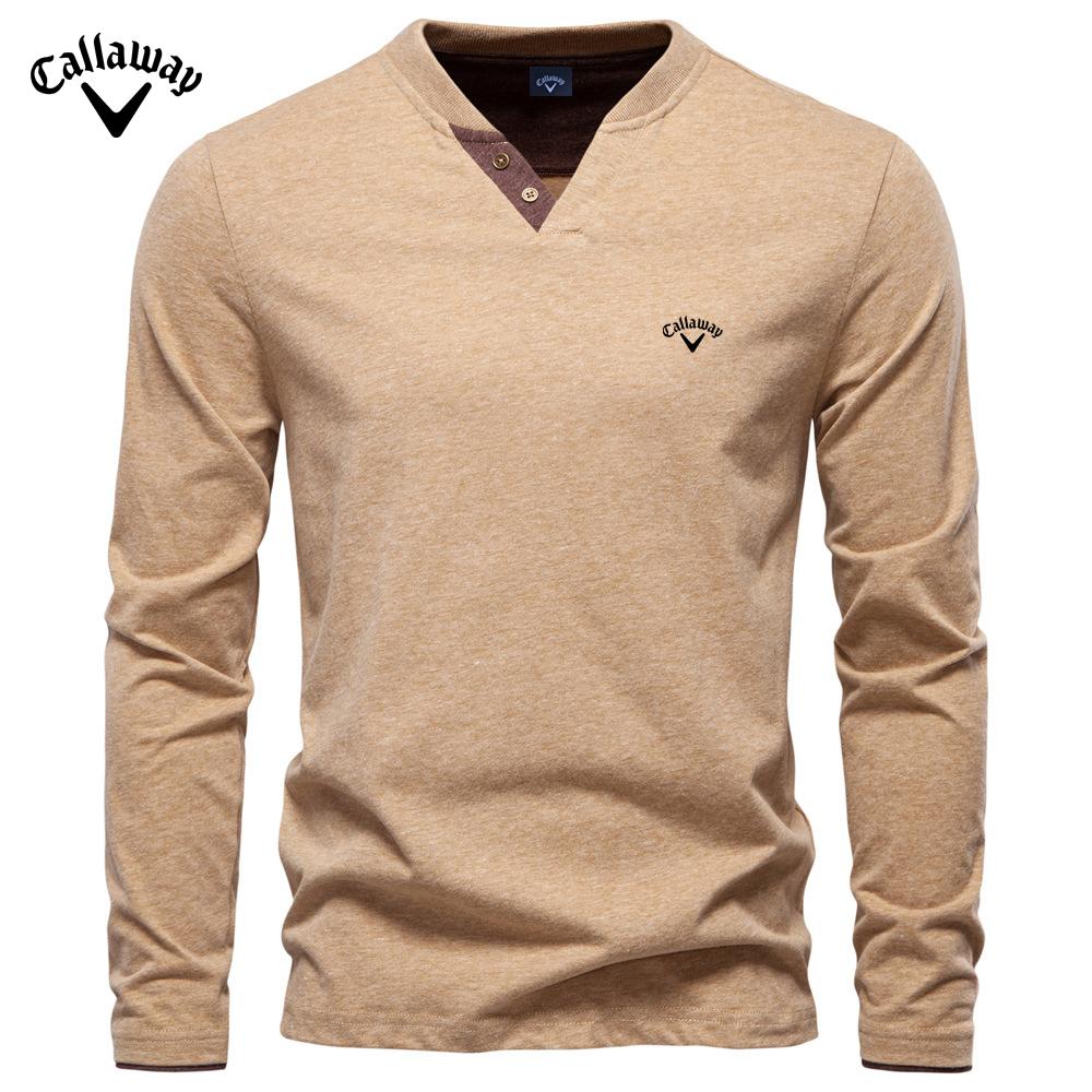 Callaway 2025 Autumn New Embroidery Men s Fashion Color Cotton Solid Color Long Sleeve T-shirt V-neck Casual Men s Top T-shirt XXL
Callaway 2025 Autumn New Embroidery Men s Fashion Color Cotton Solid Color Long Sleeve T-shirt V-neck Casual Men s Top T-shirt XXL